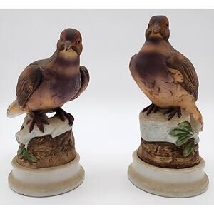 Andrea Mourning Doves Pair by Boulton – Hand Painted Porcelain Figurines